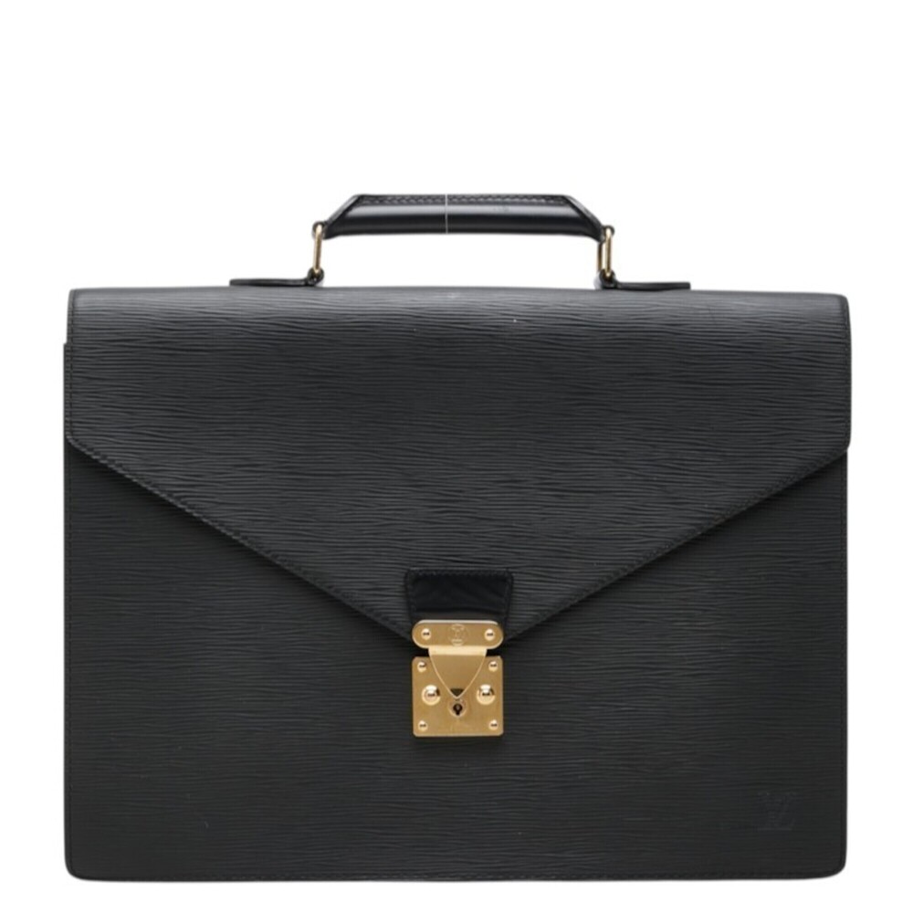 Louis Vuitton Epi Serviette Conseiller Business Bag Briefcase M54422 Noir Bla...